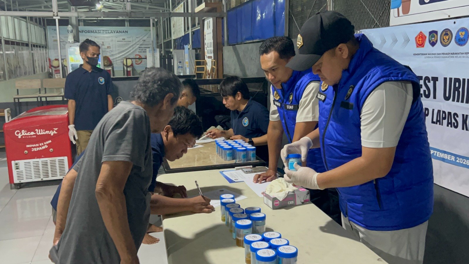 Respons Isu Peredaran Narkoba, Lapas Cilegon Gandeng BNNK dan Aparat Gabungan Gelar Sidak dan Tes Urine