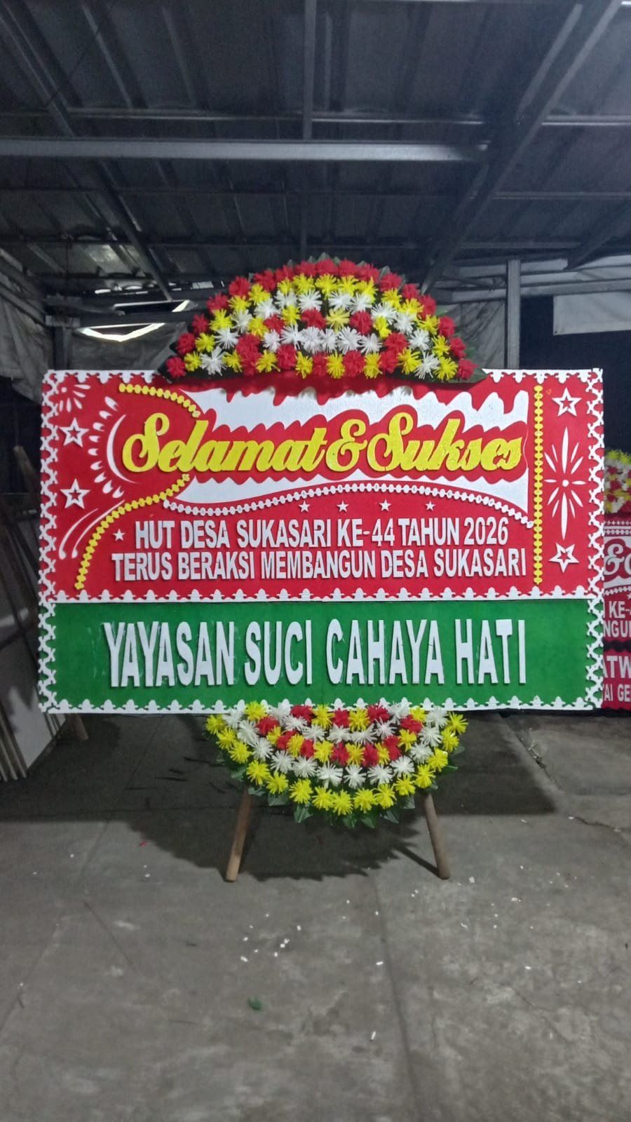 H. Yayat, Ketua Yayasan Suci Cahaya Hati Ucapkan Selamat HUT Ke-44 Desa Sukasari