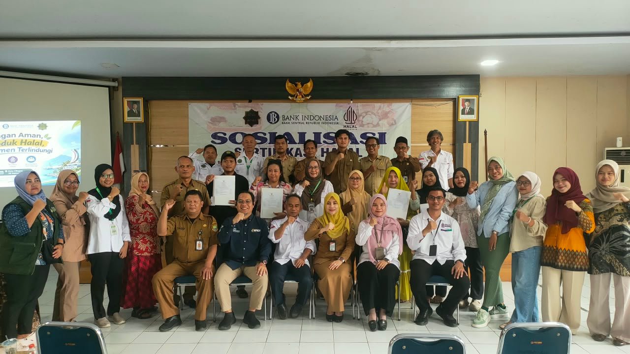 Pemerintah Kota Cilegon memberikan apresiasi setinggi-tingginya kepada Halal Center Mathla’ul Anwar (HCMA) yang telah mendukung percepatan program *Wajib Halal Oktober 2026 (WHO 2026).