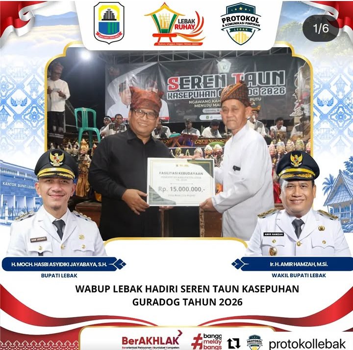 Wabup Lebak Hadiri Seren Taun Kasepuhan Guradog Tahun 2026
